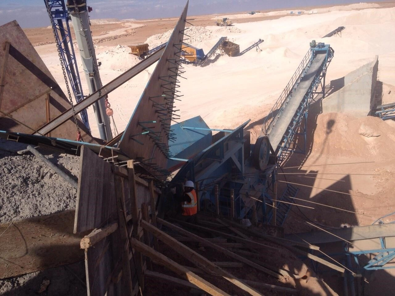 Máy nghiền hàm mới Kinglink PE800X1060 Phosphate Jaw Crusher: hình 6