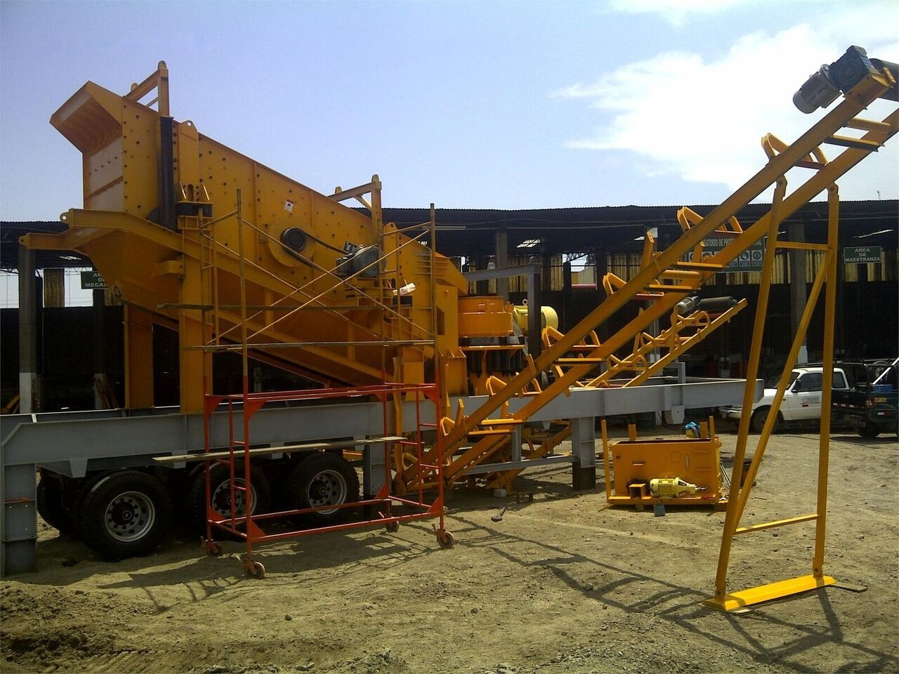 Kinglink Portable Mobile Vibrating Screen 3YK1548 - Máy sàng: hình 3 Kinglink Portable Mobile Vibrating Screen 3YK1548 - Máy sàng: hình 3