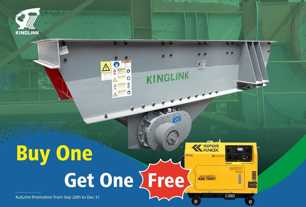 Kinglink Vibrating Grizzly Feeder ZSW380X96 | 150TPH - Máy móc đào mỏ: hình 1 Kinglink Vibrating Grizzly Feeder ZSW380X96 | 150TPH - Máy móc đào mỏ: hình 1