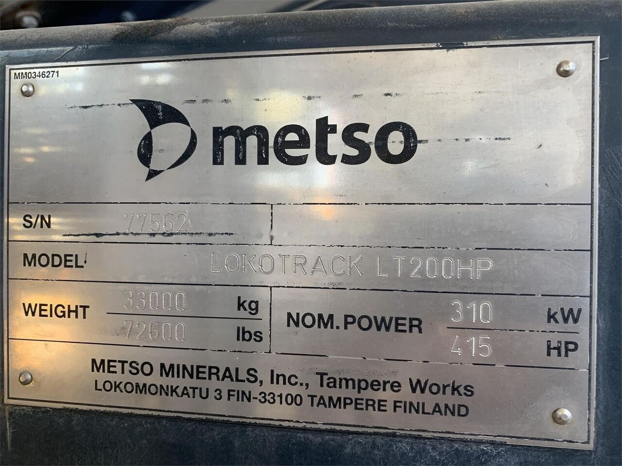 Metso LT200HP - Máy nghiền di động: hình 2 Metso LT200HP - Máy nghiền di động: hình 2