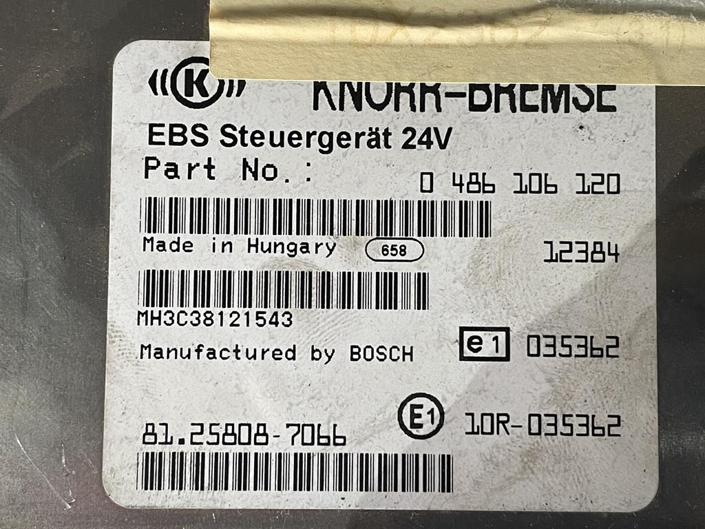 KNORR-BREMSE MAN EBS - 81.25808-7066 - ECU cho Xe tải: hình 3 KNORR-BREMSE MAN EBS - 81.25808-7066 - ECU cho Xe tải: hình 3