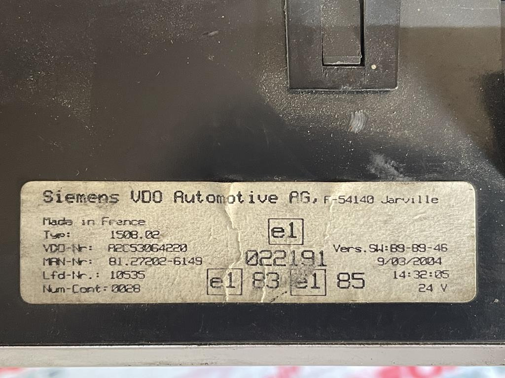 MAN TGA - 81. 27202 - 6149 - Bảng điều khiển cho Xe tải: hình 3 MAN TGA - 81. 27202 - 6149 - Bảng điều khiển cho Xe tải: hình 3