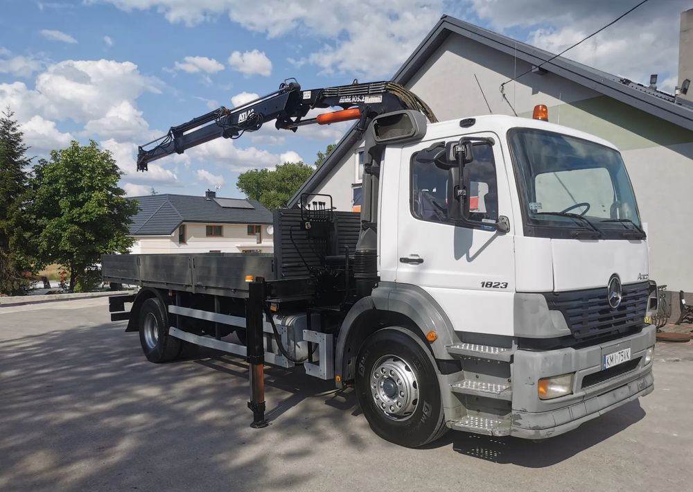Mercedes-Benz Atego 1823 żuraw HDS Atlas 105.2 koła 315/80R22,5 - Xe tải thùng lửng/ Phẳng, Xe cẩu tự hành: hình 2 Mercedes-Benz Atego 1823 żuraw HDS Atlas 105.2 koła 315/80R22,5 - Xe tải thùng lửng/ Phẳng, Xe cẩu tự hành: hình 2