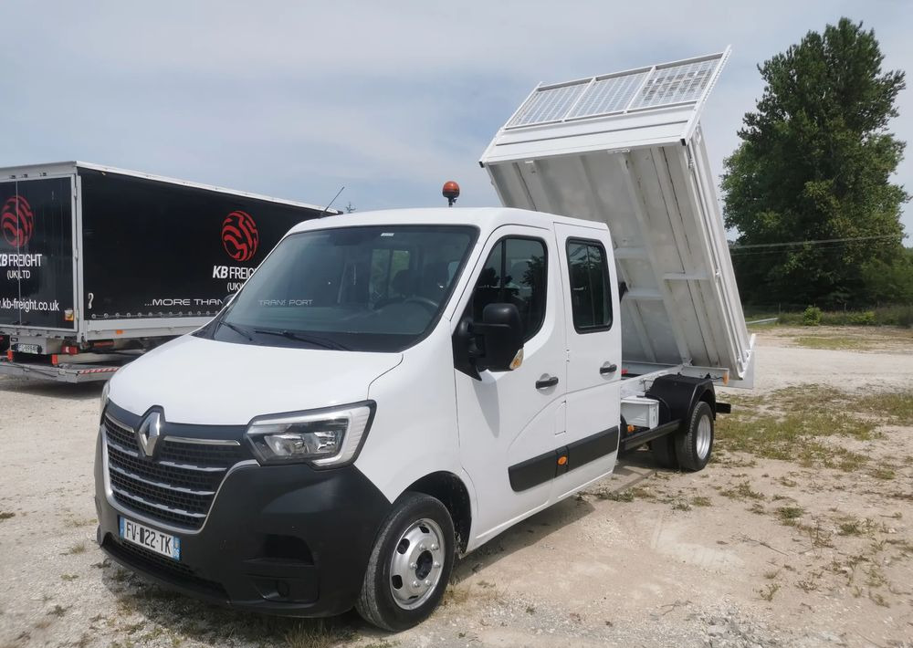 Renault Master 2.3dCi-130KM Brygadówka wywrotka 48.800km przebieg kiper doka Dubel klimatyzacja - Xe ben nhỏ: hình 1 Renault Master 2.3dCi-130KM Brygadówka wywrotka 48.800km przebieg kiper doka Dubel klimatyzacja - Xe ben nhỏ: hình 1