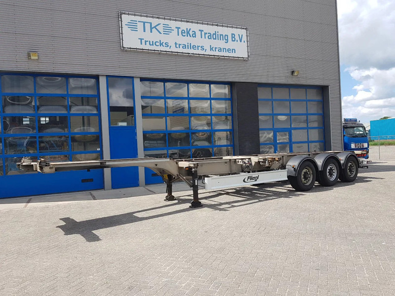 Fliegl SDS 380 MULTI BPW Disc Lift axle - Xe chở container/ Sơ mi rơ moóc hoán đổi thân: hình 1 Fliegl SDS 380 MULTI BPW Disc Lift axle - Xe chở container/ Sơ mi rơ moóc hoán đổi thân: hình 1