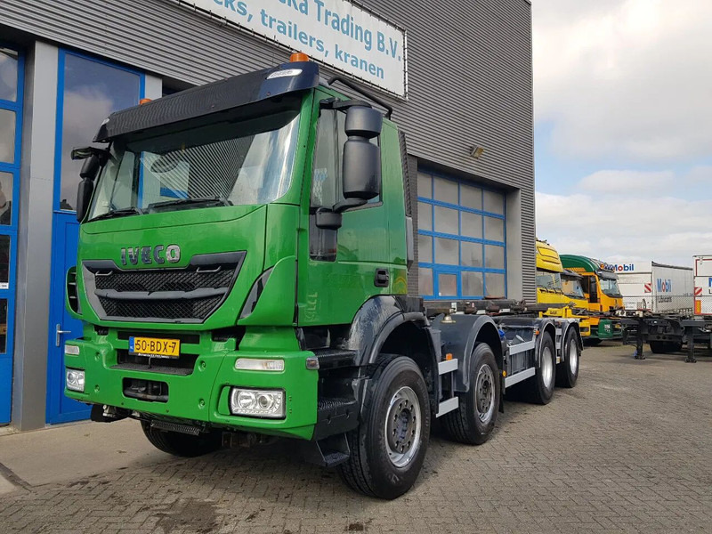 Iveco Stralis 450 8x4 Steel Nieuwe Apk/TÜV 430.000 km kettingsyst 30 t - Xe chở container/ Xe tải hoán đổi thân: hình 2 Iveco Stralis 450 8x4 Steel Nieuwe Apk/TÜV 430.000 km kettingsyst 30 t - Xe chở container/ Xe tải hoán đổi thân: hình 2