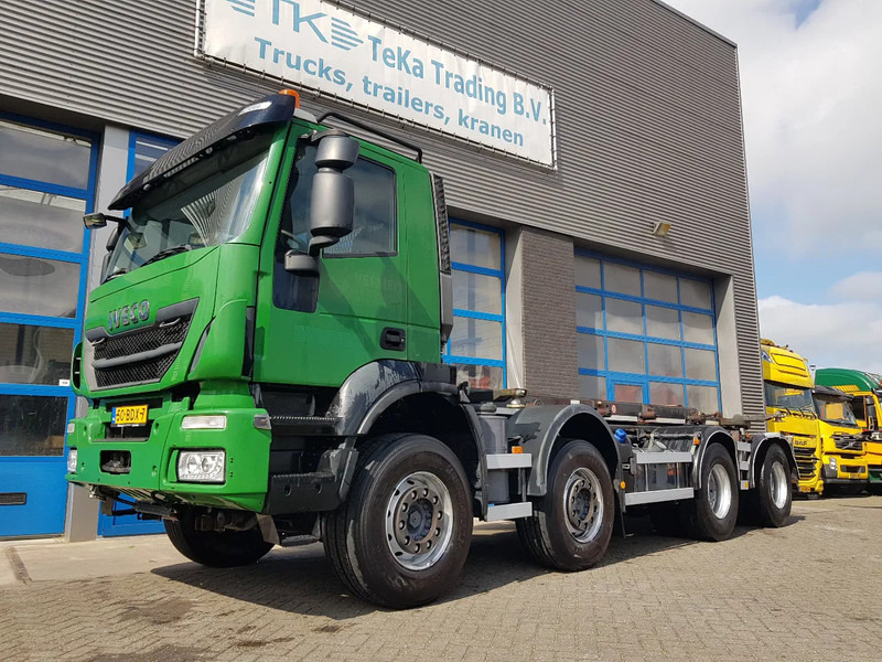 Iveco Stralis 450 8x4 Steel Nieuwe Apk/TÜV 430.000 km kettingsyst 30 ton - Xe chở container/ Xe tải hoán đổi thân: hình 1 Iveco Stralis 450 8x4 Steel Nieuwe Apk/TÜV 430.000 km kettingsyst 30 ton - Xe chở container/ Xe tải hoán đổi thân: hình 1