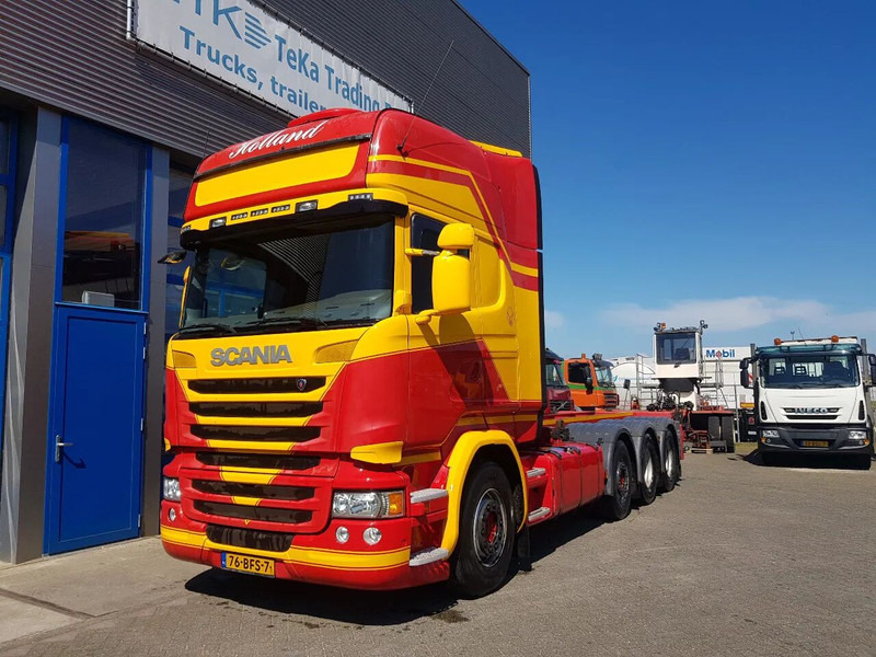 Scania R450 8x2 Topline ADR EX/II, EX/III, FL en AT SCR only - Xe chở container/ Xe tải hoán đổi thân: hình 1 Scania R450 8x2 Topline ADR EX/II, EX/III, FL en AT SCR only - Xe chở container/ Xe tải hoán đổi thân: hình 1