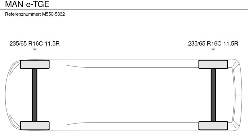 MAN E-TGE - Xe van chở hàng, Xe van điện: hình 2 MAN E-TGE - Xe van chở hàng, Xe van điện: hình 2