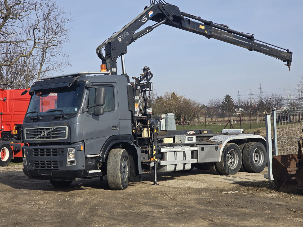Xe tải nâng móc VOLVO FM 380 HOOK SYSTEM / HIAB 166 D2 DUO: hình 6