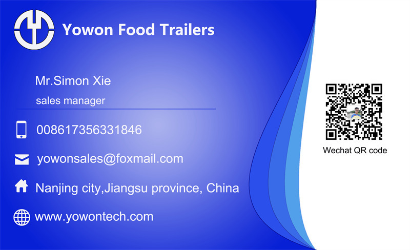 Rơ moóc bán hàng mới Yowon Customized hot sale food trailer from China: hình 18