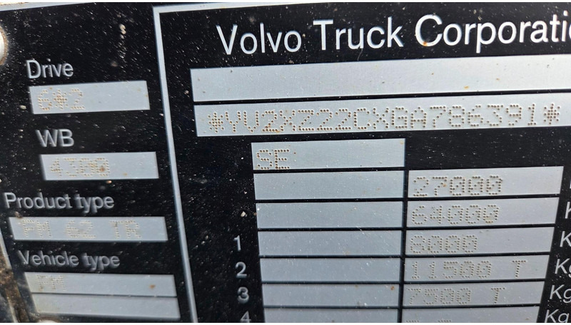 Xe tải nâng móc Volvo FM410 6X2*4: hình 12