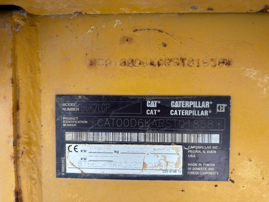 Máy ủi CAT D 6 K 2 LGP: hình 9