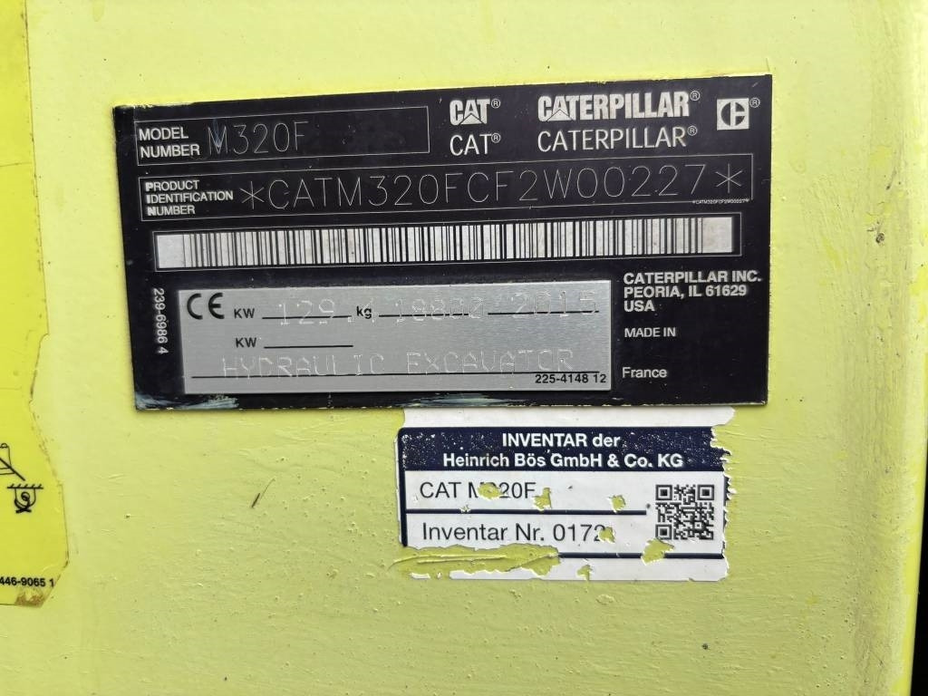 Máy xúc bánh lốp CAT M 320 F: hình 8 Máy xúc bánh lốp CAT M 320 F: hình 8