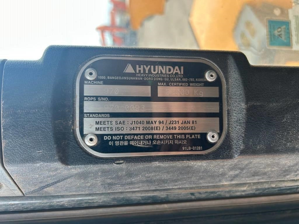 Hyundai HL 970 (Under Preparation) - Máy xúc lật bánh lốp: hình 3 Hyundai HL 970 (Under Preparation) - Máy xúc lật bánh lốp: hình 3