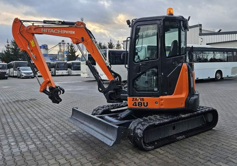 Máy xúc bánh xích Hitachi ZX48U-5A CLR / 3 ŁYŻKI / SPROWADZONA / 2 300 MTH: hình 1