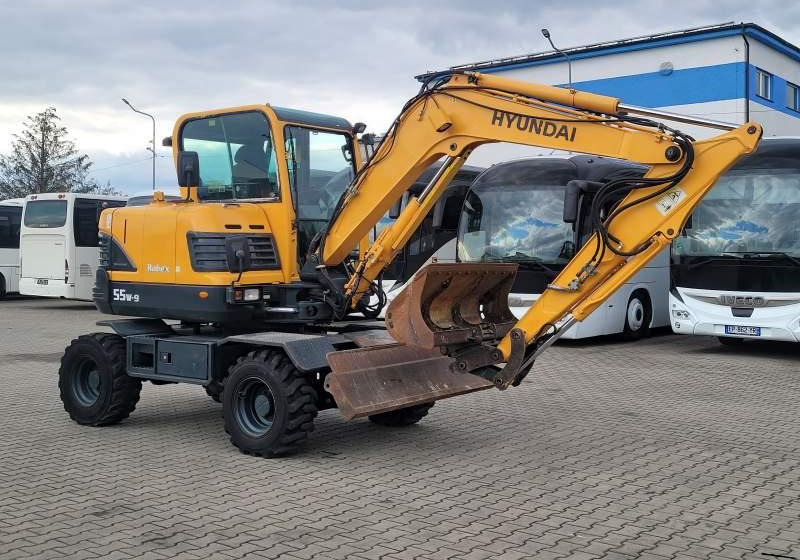 Hyundai ROBEX 55W-9 EXCAVATOR / SPROWADZONY Z FRANCJI - Máy xúc bánh lốp: hình 1 Hyundai ROBEX 55W-9 EXCAVATOR / SPROWADZONY Z FRANCJI - Máy xúc bánh lốp: hình 1