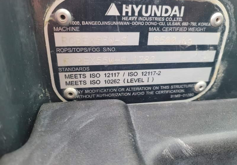 Hyundai ROBEX 55W-9 EXCAVATOR / SPROWADZONY Z FRANCJI - Máy xúc bánh lốp: hình 2 Hyundai ROBEX 55W-9 EXCAVATOR / SPROWADZONY Z FRANCJI - Máy xúc bánh lốp: hình 2