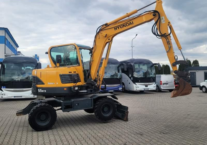 Hyundai ROBEX 55W-9 EXCAVATOR / SPROWADZONY Z FRANCJI - Máy xúc bánh lốp: hình 4 Hyundai ROBEX 55W-9 EXCAVATOR / SPROWADZONY Z FRANCJI - Máy xúc bánh lốp: hình 4