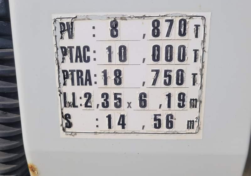 Nền bục trên không gắn trên xe tải Renault MIDLUM 180 DCI / SPROWADZONA / ZWYŻKA: hình 11