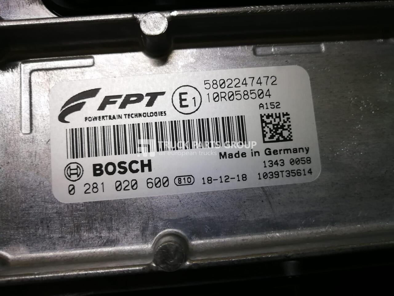 Holland, Valtra Bosch engine control unit, ECU, EDC17CV41 EDC17CV41C 837097168 P1300_2_3_0, EDC17CV41 0281020600 5802247472 - ECU cho Xe tải: hình 1 Holland, Valtra Bosch engine control unit, ECU, EDC17CV41 EDC17CV41C 837097168 P1300_2_3_0, EDC17CV41 0281020600 5802247472 - ECU cho Xe tải: hình 1