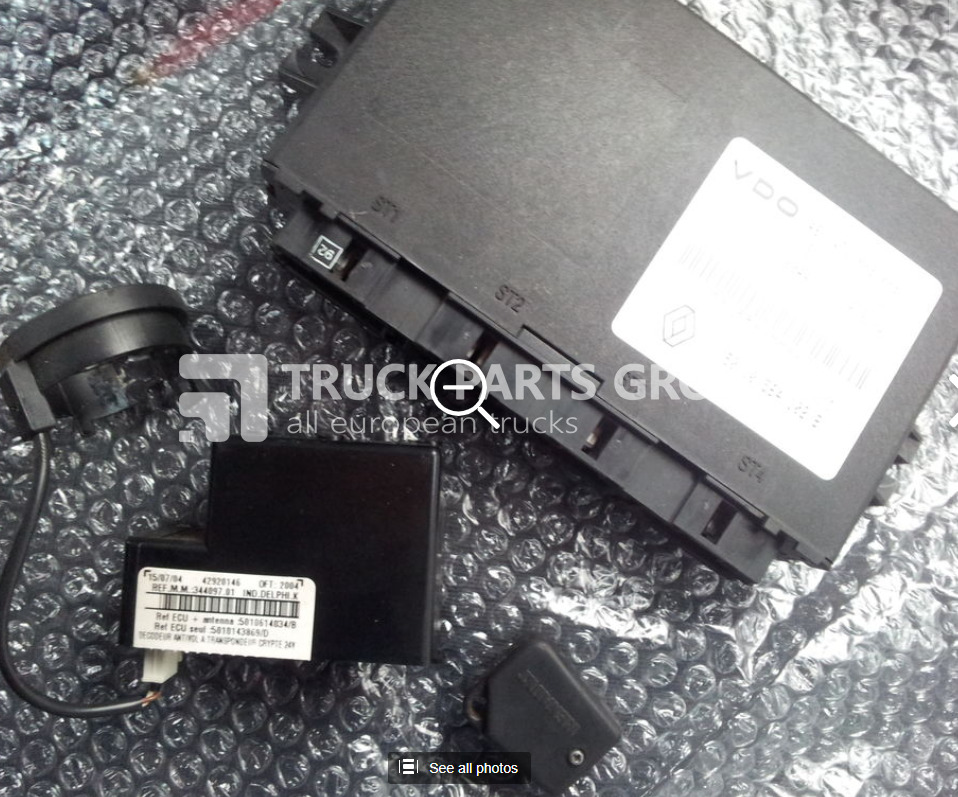 RENAULT Premium DCI 420 Ignition set, ECU + VECU + CHIP+ transponder 501 control unit - ECU cho Xe tải: hình 1 RENAULT Premium DCI 420 Ignition set, ECU + VECU + CHIP+ transponder 501 control unit - ECU cho Xe tải: hình 1