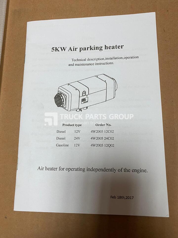 WEBASTO, EBERSPACHER air tonic cab heater, air parking heater, 2 kw, 5 kw air heater - Cấp nhiệt/ Thông gió cho Xe tải: hình 4 WEBASTO, EBERSPACHER air tonic cab heater, air parking heater, 2 kw, 5 kw air heater - Cấp nhiệt/ Thông gió cho Xe tải: hình 4