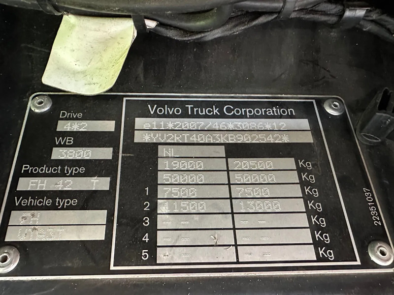 Volvo FH 500 / GLOBETROTTER / NL TRUCK / ALCOA / 2 TANK /TOP!! - Xe đầu kéo: hình 4 Volvo FH 500 / GLOBETROTTER / NL TRUCK / ALCOA / 2 TANK /TOP!! - Xe đầu kéo: hình 4