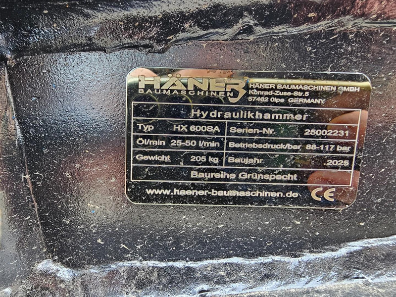 Haner HX600SA - Búa thủy lực cho Máy xúc: hình 5 Haner HX600SA - Búa thủy lực cho Máy xúc: hình 5