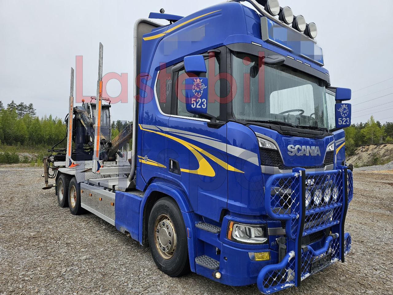 Scania R650 - Xe chở gỗ, Xe cẩu tự hành: hình 2 Scania R650 - Xe chở gỗ, Xe cẩu tự hành: hình 2