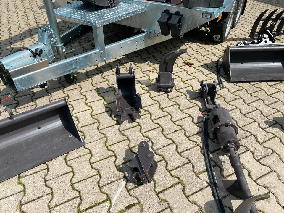Máy xúc mini, Rơ moóc Minibagger BK1300JSR + Anhänger + Zubehör *INKL.19% MWST*BERGER KRAUS*KUBOTA*JOYSTICK*SCHENKWARM*SOFORT!*: hình 16