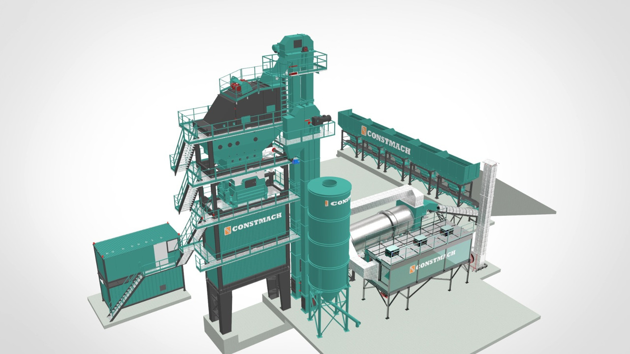Constmach Centrale D'asphalte Stationnaire Livrée en Stock Garantie 2 ans - Xưởng nhựa đường: hình 1 Constmach Centrale D'asphalte Stationnaire Livrée en Stock Garantie 2 ans - Xưởng nhựa đường: hình 1
