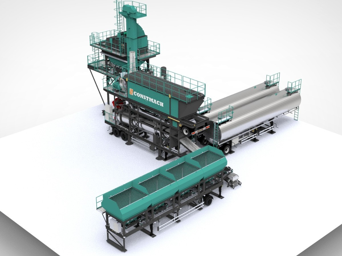 Constmach Centrales D'asphalte Mobiles de Type Batch - Xưởng nhựa đường: hình 1 Constmach Centrales D'asphalte Mobiles de Type Batch - Xưởng nhựa đường: hình 1