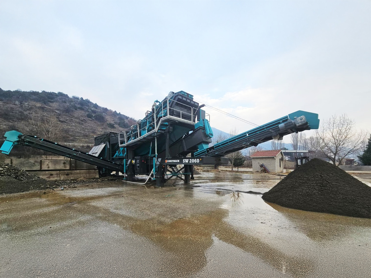 Constmach Mobile Sand And Gravel Washing And Screening Plant - Máy sàng: hình 4 Constmach Mobile Sand And Gravel Washing And Screening Plant - Máy sàng: hình 4