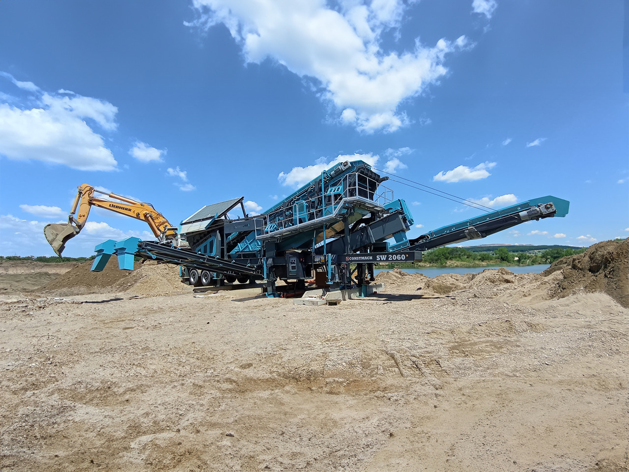Constmach Mobile Sieb- und Waschanlage 60-200 t/h - Máy sàng: hình 4 Constmach Mobile Sieb- und Waschanlage 60-200 t/h - Máy sàng: hình 4