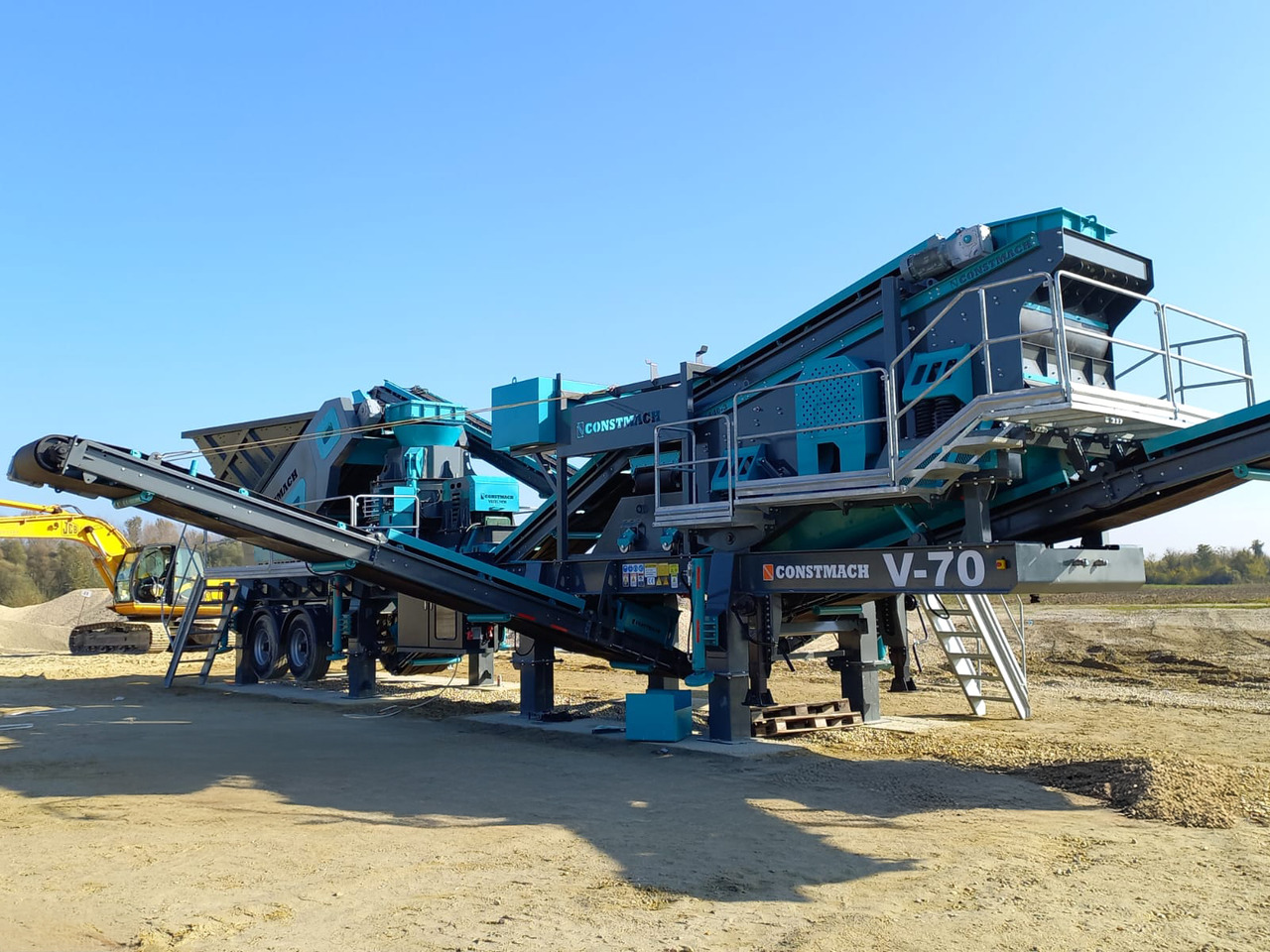 Constmach Mobiler Brecher mit vertikaler Welle und einer Kapazität von 200 t/h - Máy nghiền di động: hình 5 Constmach Mobiler Brecher mit vertikaler Welle und einer Kapazität von 200 t/h - Máy nghiền di động: hình 5