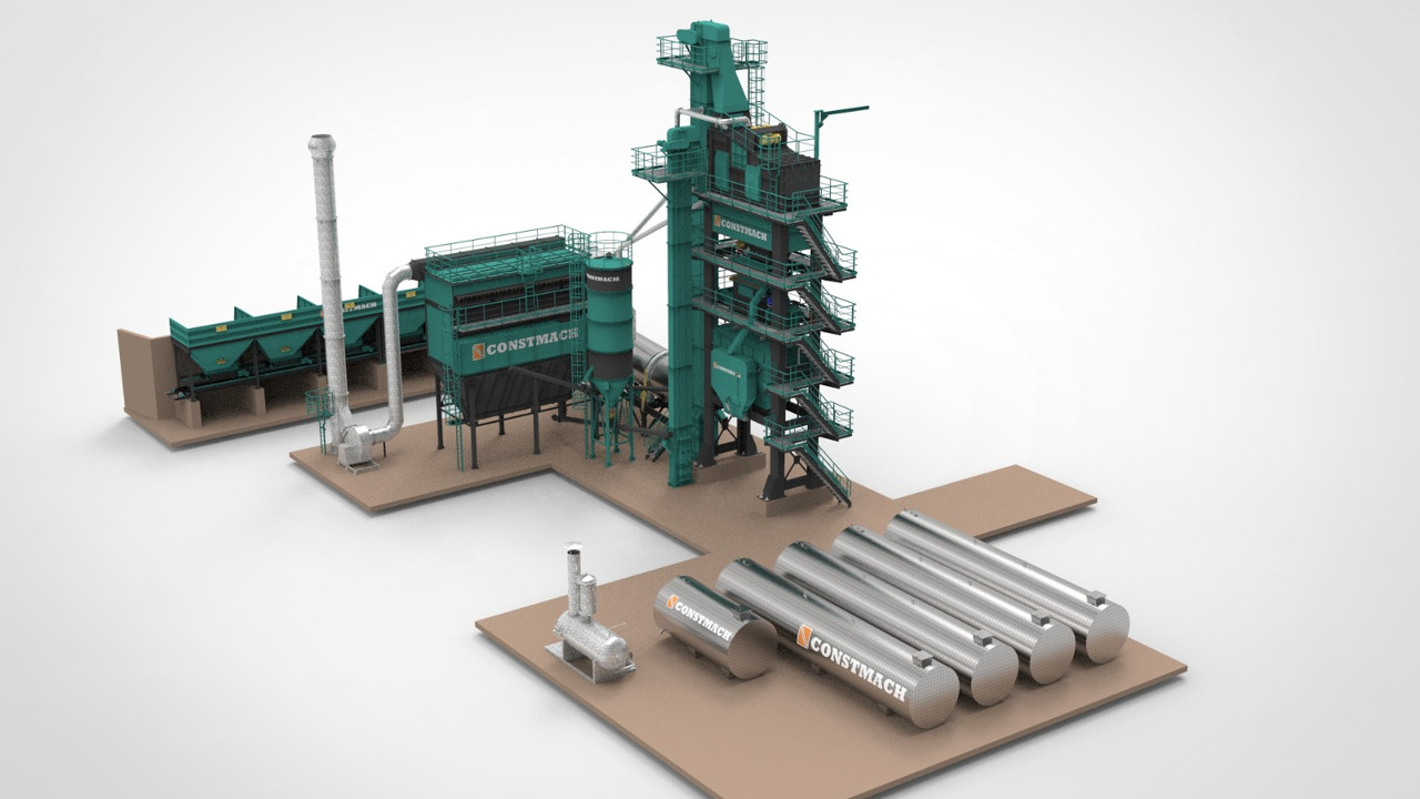 Xưởng nhựa đường mới Constmach Stationary Batch Type Asphalt Plants: hình 20