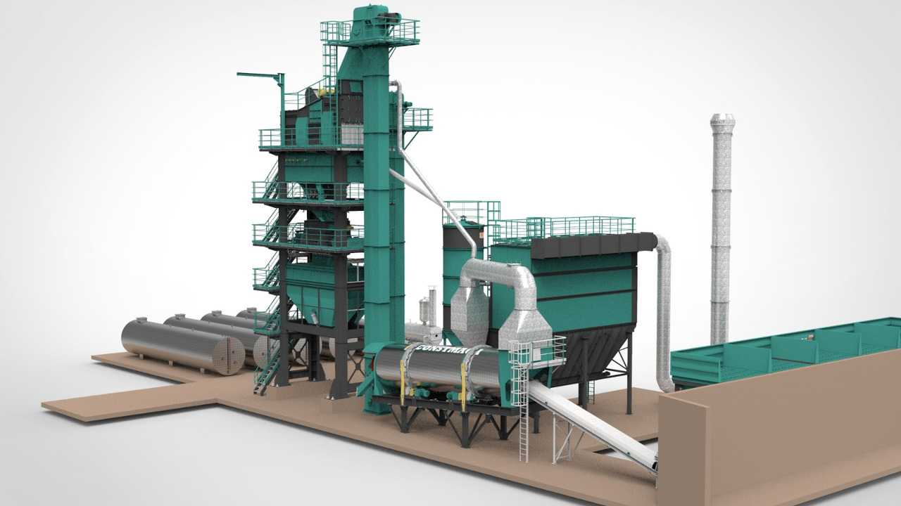 Xưởng nhựa đường mới Constmach Stationary Batch Type Asphalt Plants: hình 11