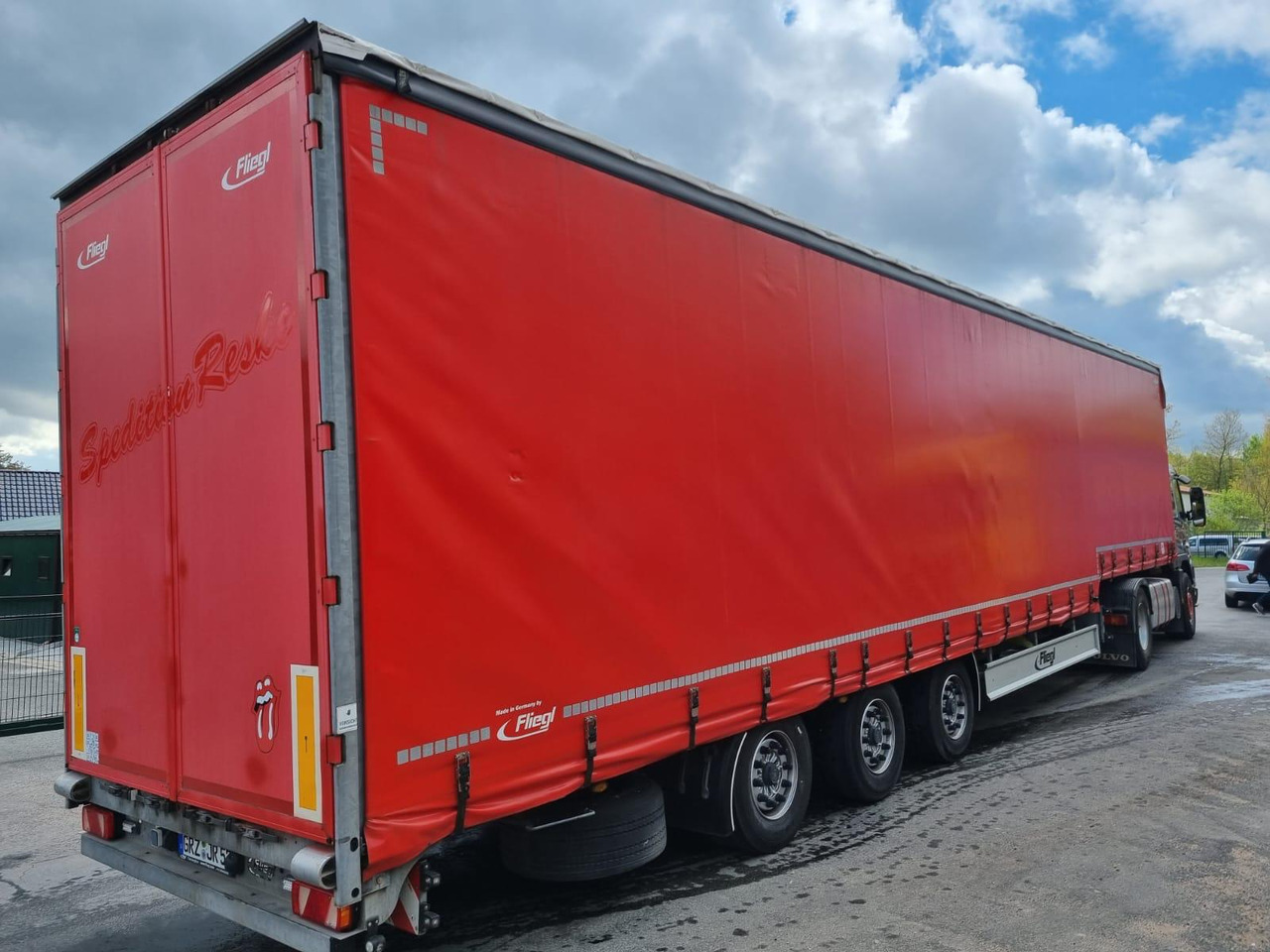 Sơ mi rơ moóc mui bạt FLIEGL SDS  Jumbo ,MEGA: hình 1
