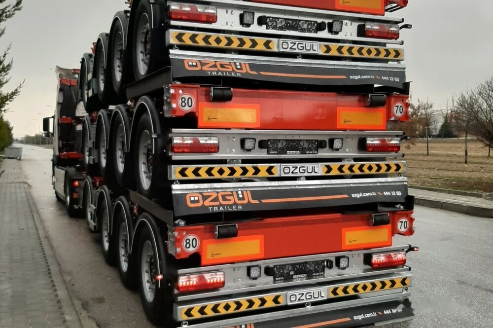 Xe chở container/ Sơ mi rơ moóc hoán đổi thân để vận chuyển container mới Özgül 4 AXLE HIGH CUBE CONTAINER CARRIER: hình 16
