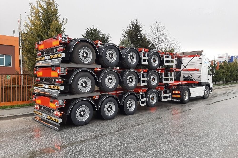 Xe chở container/ Sơ mi rơ moóc hoán đổi thân để vận chuyển container mới Özgül 4 AXLE HIGH CUBE CONTAINER CARRIER: hình 14
