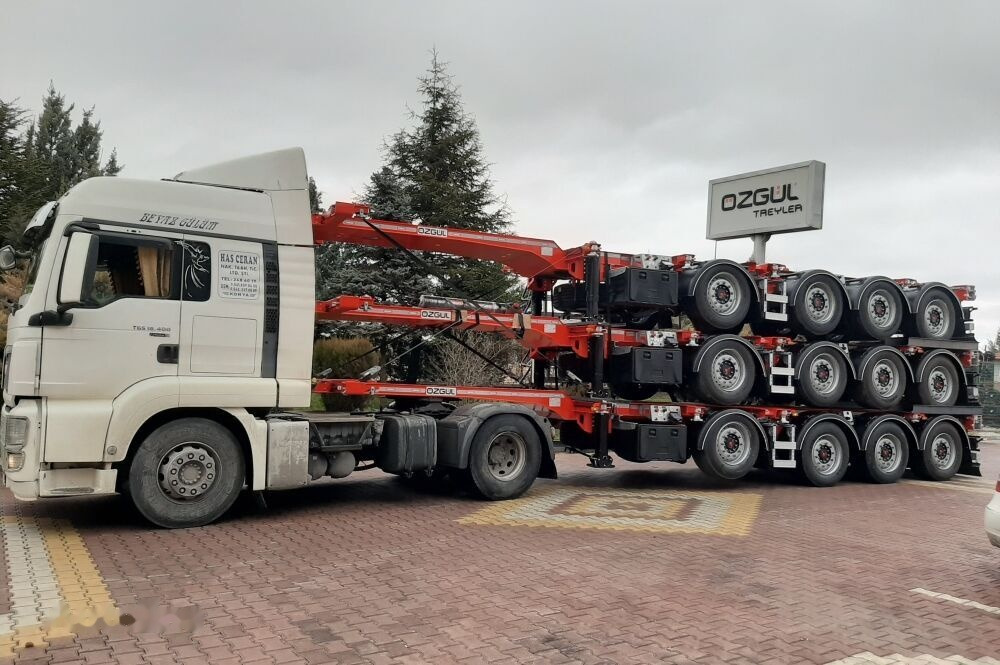 Özgül 4 AXLE HIGH CUBE CONTAINER CARRIER - Xe chở container/ Sơ mi rơ moóc hoán đổi thân: hình 1 Özgül 4 AXLE HIGH CUBE CONTAINER CARRIER - Xe chở container/ Sơ mi rơ moóc hoán đổi thân: hình 1