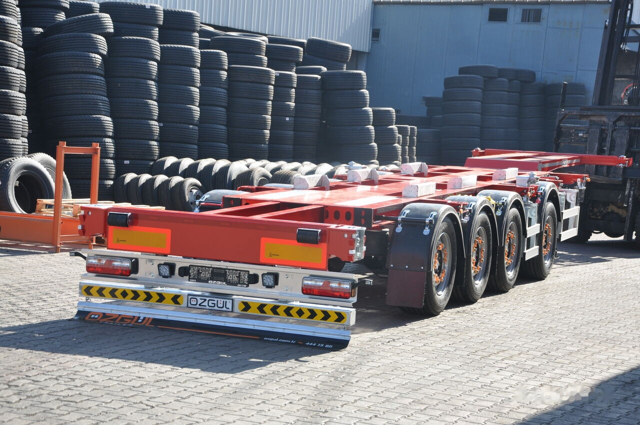 Xe chở container/ Sơ mi rơ moóc hoán đổi thân để vận chuyển container mới Özgül 4 AXLE HIGH CUBE CONTAINER CARRIER: hình 7