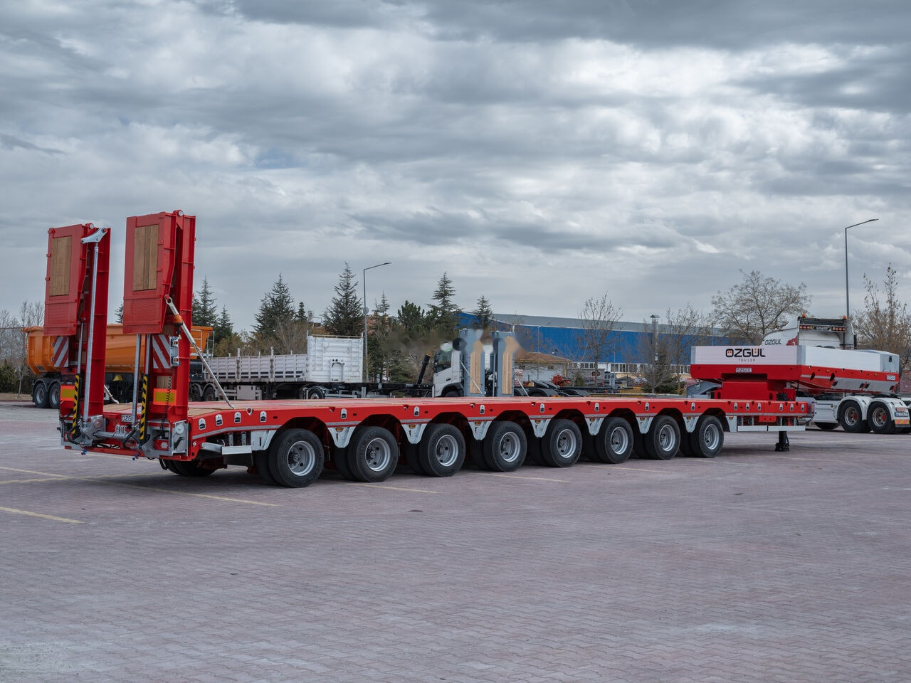 Özgül 8 AXLE LOWBED SEMI TRAILER - Sơ mi rơ moóc thùng thấp: hình 1 Özgül 8 AXLE LOWBED SEMI TRAILER - Sơ mi rơ moóc thùng thấp: hình 1