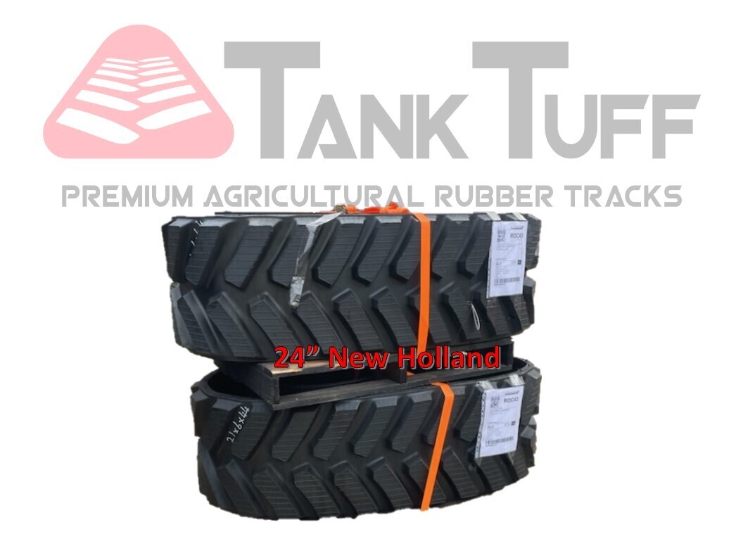 NEW HOLLAND - Chenilles agricoles en caoutchouc GTW TankTuff - Bánh lăn cho Máy gặt đập: hình 1 NEW HOLLAND - Chenilles agricoles en caoutchouc GTW TankTuff - Bánh lăn cho Máy gặt đập: hình 1