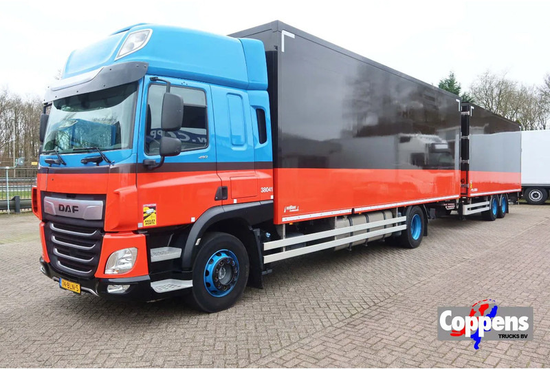 DAF CF 410 Bakwagen+Trailer met klep 2.000 kg. 6 Stuks in voorraad. Price 49.500,-- euro netto. - Xe tải hộp: hình 1 DAF CF 410 Bakwagen+Trailer met klep 2.000 kg. 6 Stuks in voorraad. Price 49.500,-- euro netto. - Xe tải hộp: hình 1