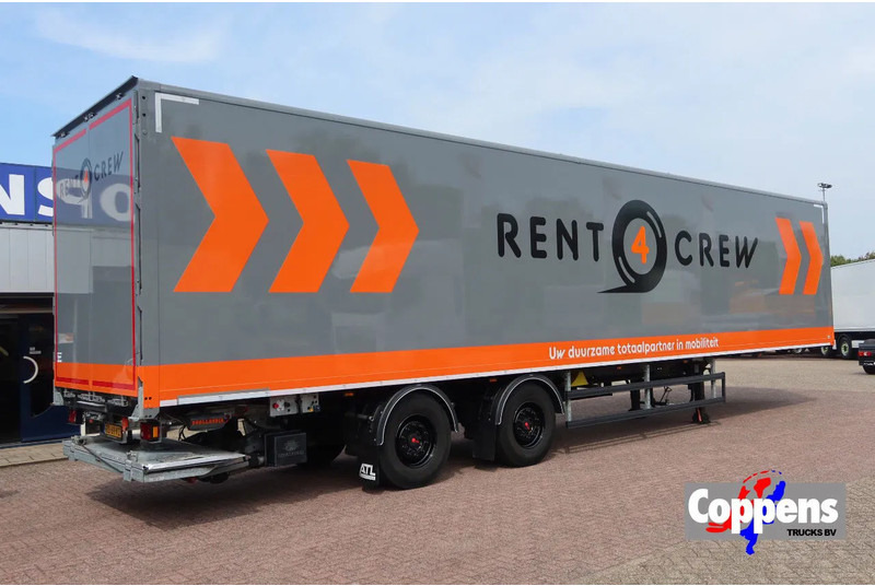 SYSTEM TRAILERS LPRS 18. 2 asser gesloten  + stuuras en klep Dhollandia 2000 KG Daytona Grey - Sơ mi rơ moóc hộp kín: hình 1 SYSTEM TRAILERS LPRS 18. 2 asser gesloten  + stuuras en klep Dhollandia 2000 KG Daytona Grey - Sơ mi rơ moóc hộp kín: hình 1