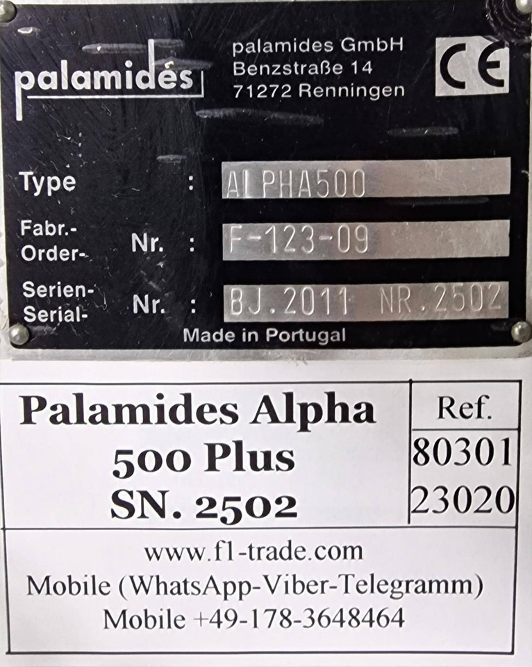 Thiết bị in ấn Palamides Alpha 500 Plus: hình 6