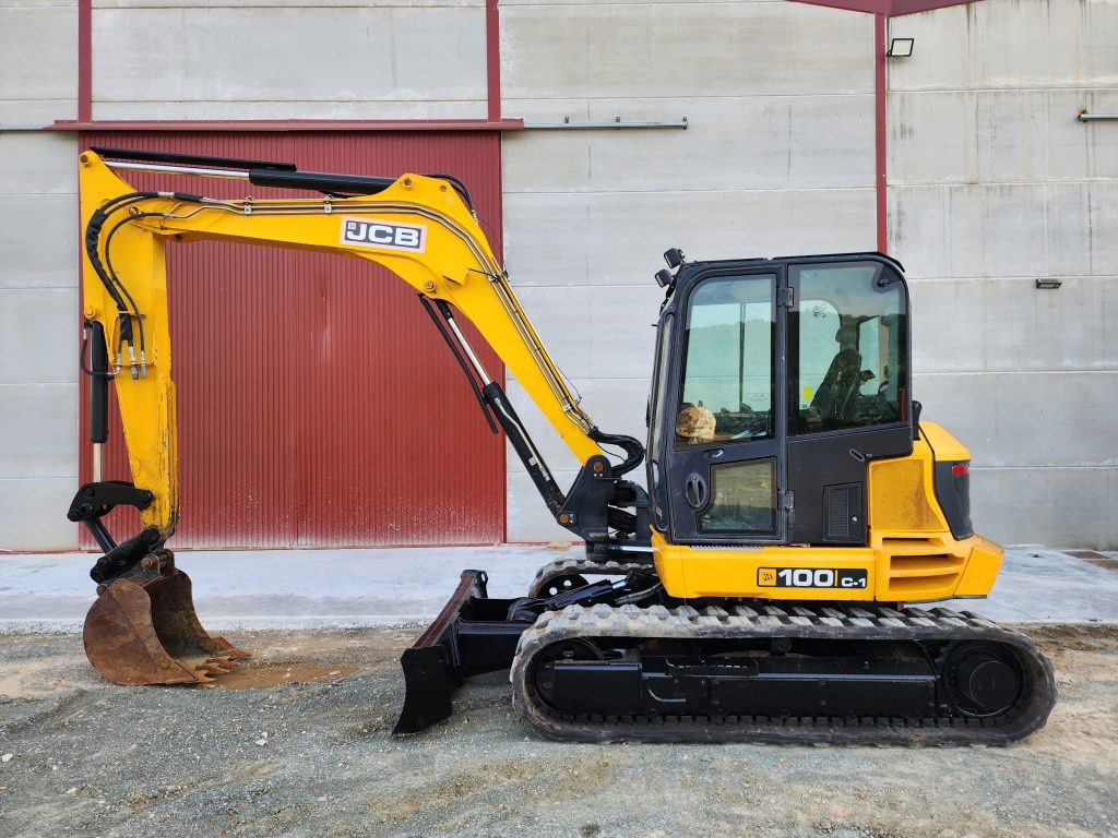JCB 100C-1 - Máy xúc mini: hình 1 JCB 100C-1 - Máy xúc mini: hình 1