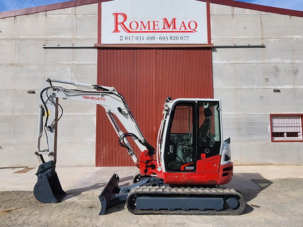 TAKEUCHI TB260 - Máy xúc mini: hình 1 TAKEUCHI TB260 - Máy xúc mini: hình 1